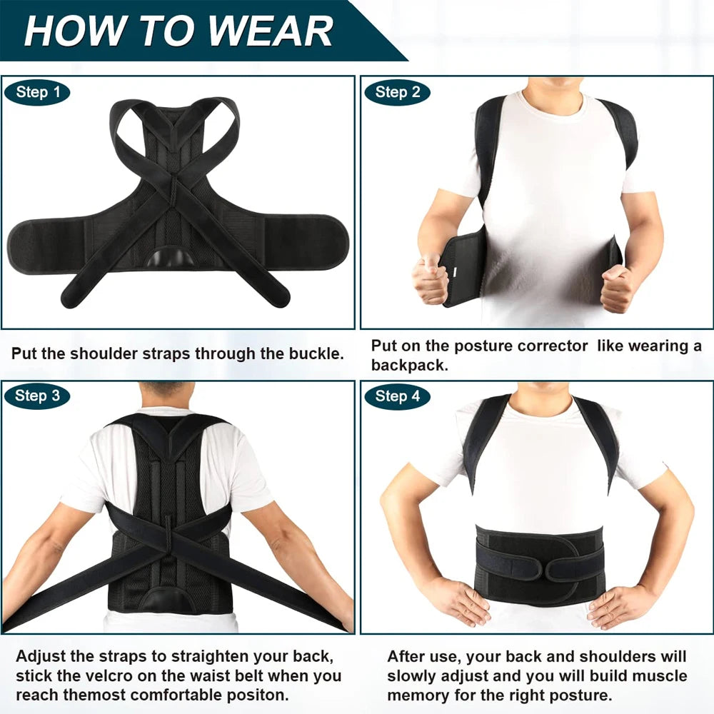 Unisex Adjustable Posture Corrector
